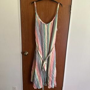 Midi Challis Trapeze Dress